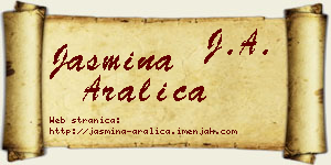Jasmina Aralica vizit kartica